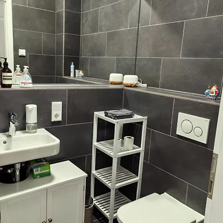 3 2 Bathrooms 2 Toilets New Center Of Underground Parking Space Contactless Self Check-in 뒤셀도르프